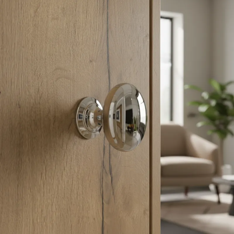 Bouton CAMORA / Chrome brillant