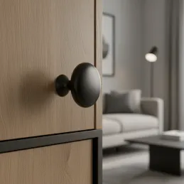 Bouton de meuble BEA / Noir mat