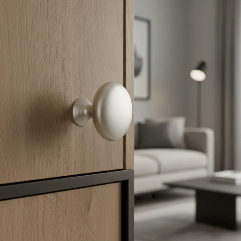 Bouton de meuble BEA / Chrome mat