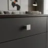 Chrome mat brossé