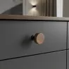 Noyer / Noir mat