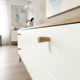 Bouton de meuble BERGO / Chêne verni