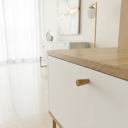 Bouton de meuble BERGO / Chêne verni