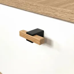 Bouton en bois ALVEA / Chêne verni