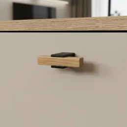 Bouton en bois ALVEA / Chêne verni