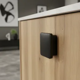 Poignée de meuble en bois XANDER / Noir