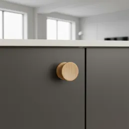 Bouton en bois BALENCIA / Chêne verni
