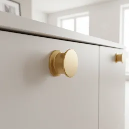 Bouton de meuble BALENCIA / Doré brossé