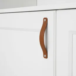 Poignée en cuir DOLCE / Marron