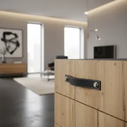 Poignée SAMSONITE / Cuir noir