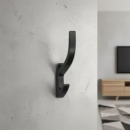 Patère KOS / Noir mat