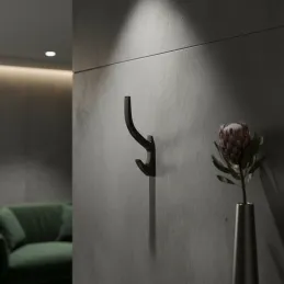 Patère KOS / Noir mat