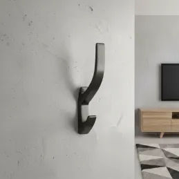 Porte-manteau KOS / Noir brossé