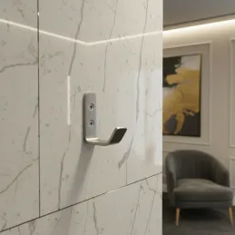 Porte-manteau LEILA / nickel brossé