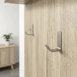 Porte-manteau LEILA / nickel brossé