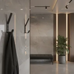 Porte-manteau LEILA XL / Noir mat