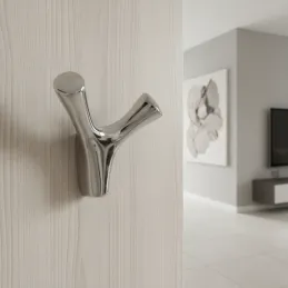 Porte-manteau YPSILON / Chrome brillant