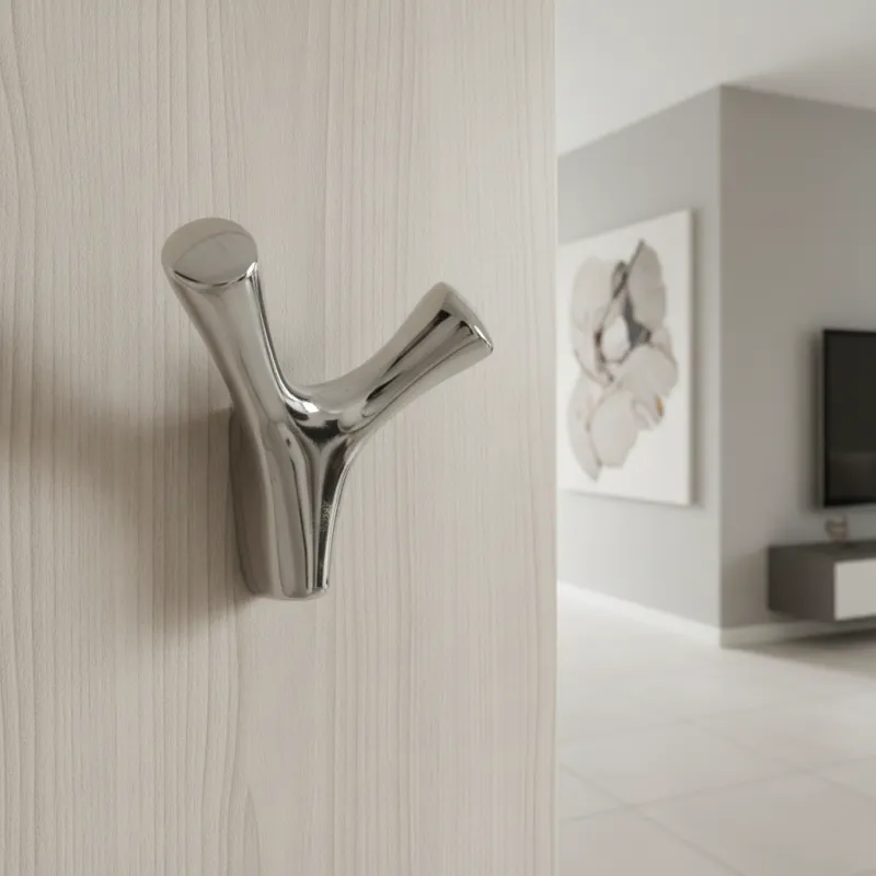 Porte-manteau YPSILON / Chrome brillant