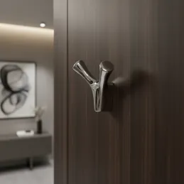 Porte-manteau YPSILON / Chrome brillant