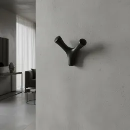Patère YPSILON / Noir mat