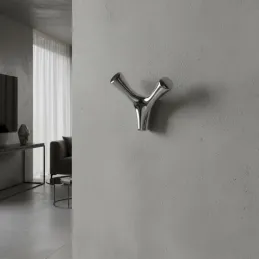 Porte-manteau YPSILON / Chrome brillant