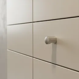 Bouton LIVIA / Nickel brossé
