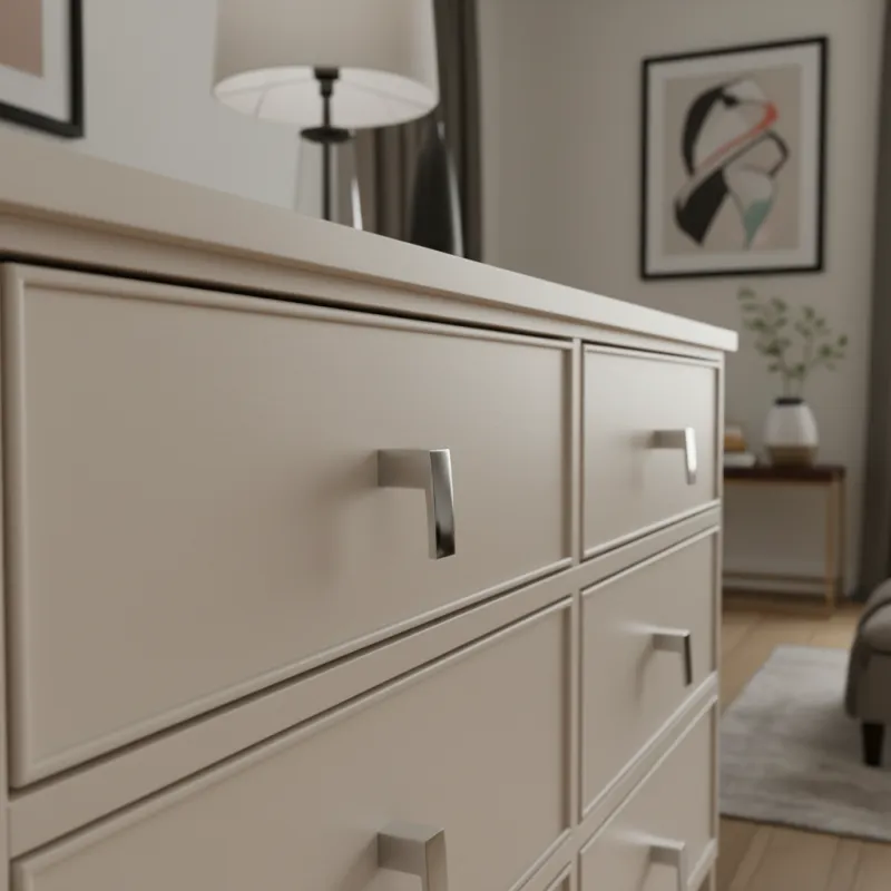 Bouton PRAKTIS / Chrome brillant