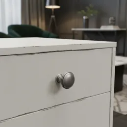 Bouton de meuble ARLES / Argent vieilli