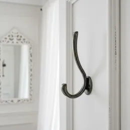 Porte-manteau ARLES / Argent vieilli