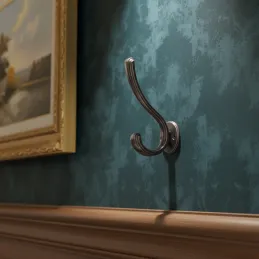 Porte-manteau ARLES / Argent vieilli