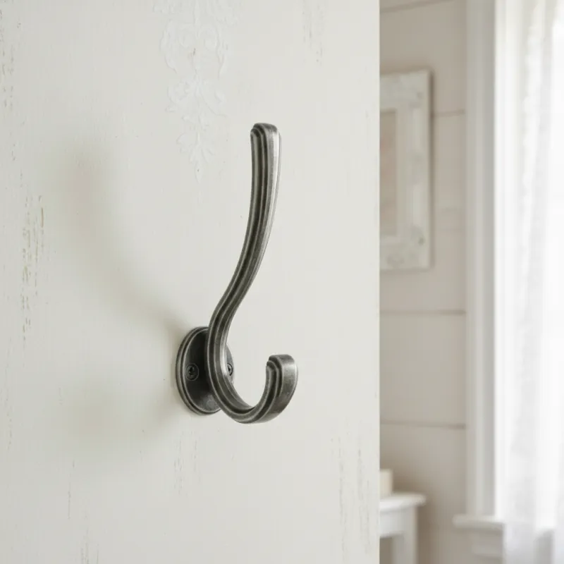 Porte-manteau ARLES / Argent vieilli