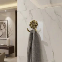 Patère rustique VENICE Mini / Laiton vieilli