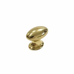 Bouton de meuble en plastique MARISA / Doré brillant