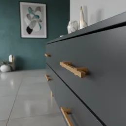 Poignée en bois LEO / Chêne naturel