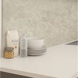 Crédence pour plan de travail EGGER Cerámica Tessina Crème / F221