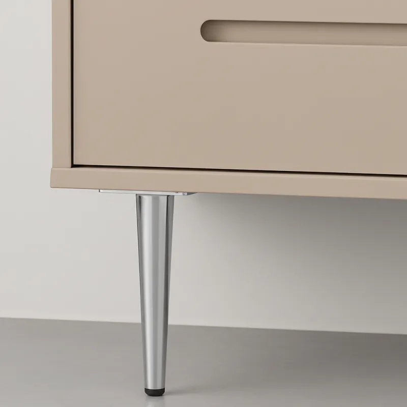 Pied de meuble GLOBAL / Chrome brillant