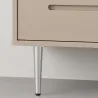 Chrome mat brossé