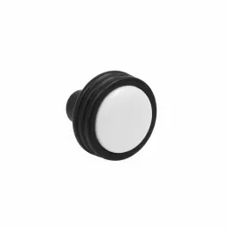 Bouton de meuble en céramique FARO / Noir mat