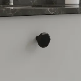 Bouton de meuble LAMEGO / Noir mat