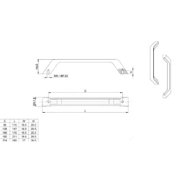 Poignée SAMARA / Inox