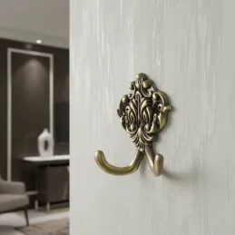 Porte-manteau rustique RITUAL / Laiton vieilli