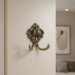 Porte-manteau rustique RITUAL / Laiton vieilli