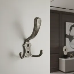 Porte-manteau MIKEL XL / Argent vieilli