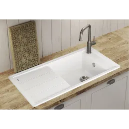 Évier en grès Blanco FARON XL 6 S / Blanc
