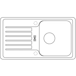 Évier en grès Blanco FAVUM 45 S / Blanc