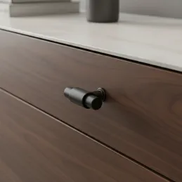 Bouton de meuble TINA DUO / Noir mat