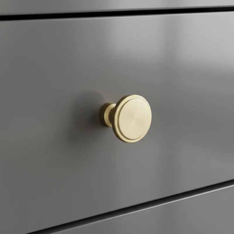 Bouton de meuble TINA / Or brossé