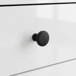 Bouton de meuble TINA / Noir mat