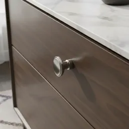 Bouton de meuble TINA / Nickel brillant