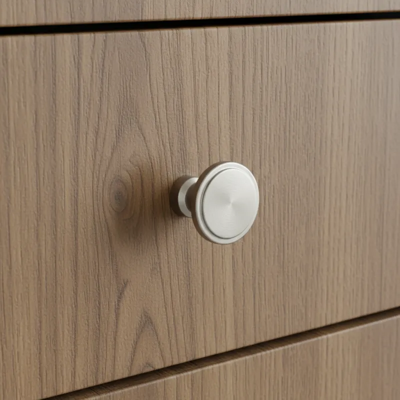 Bouton de meuble TINA / Nickel brillant